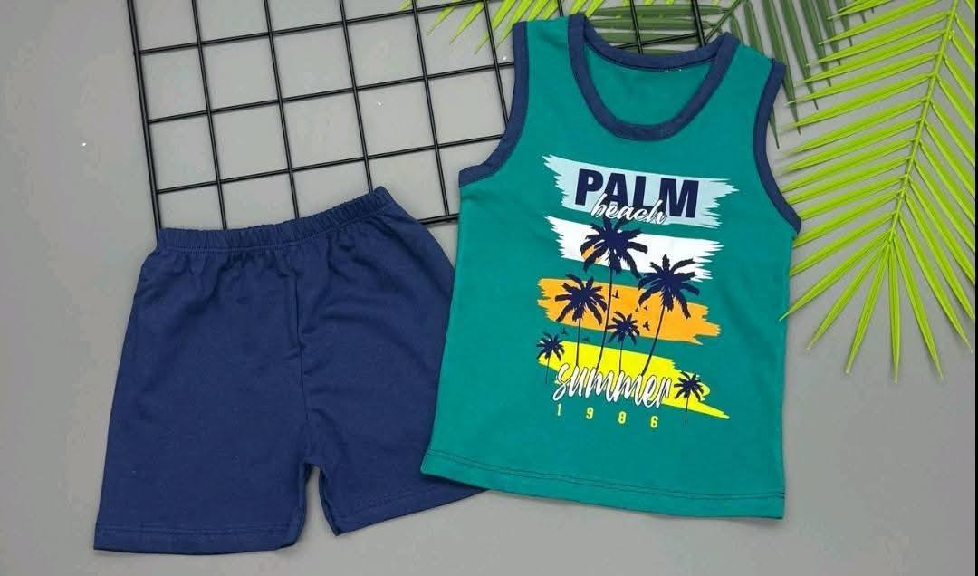 Детски летен комплект за момче "Palm beach"