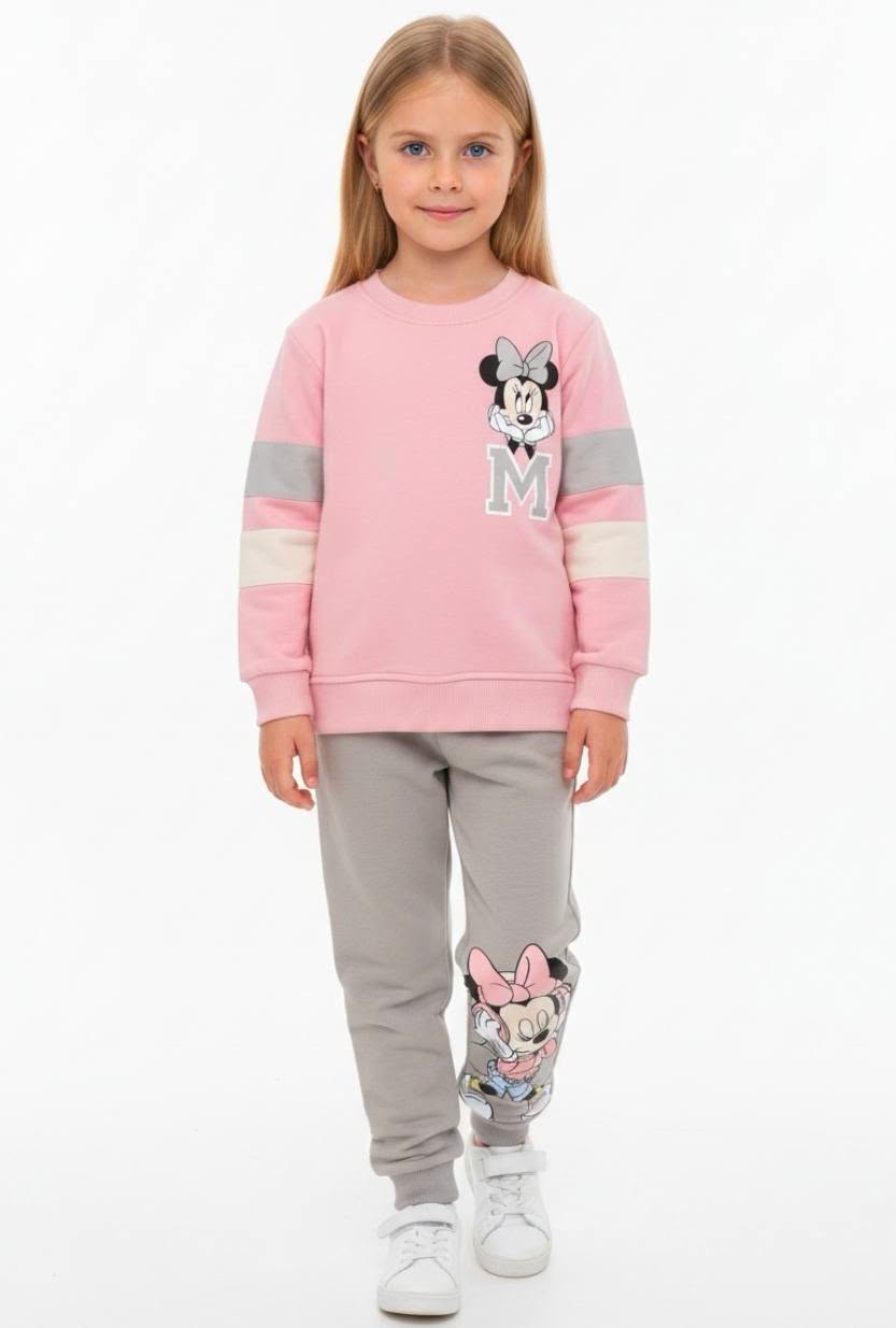 Детски комплект с дълъг ръкав за момиче "Мини Маус"