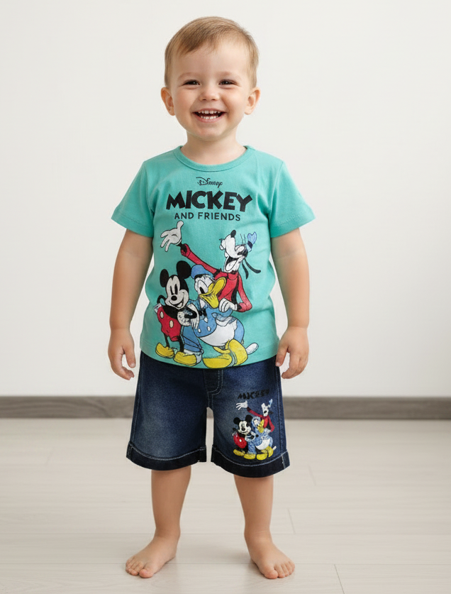 Детски летен комплект за момче "Mickey and Friends
