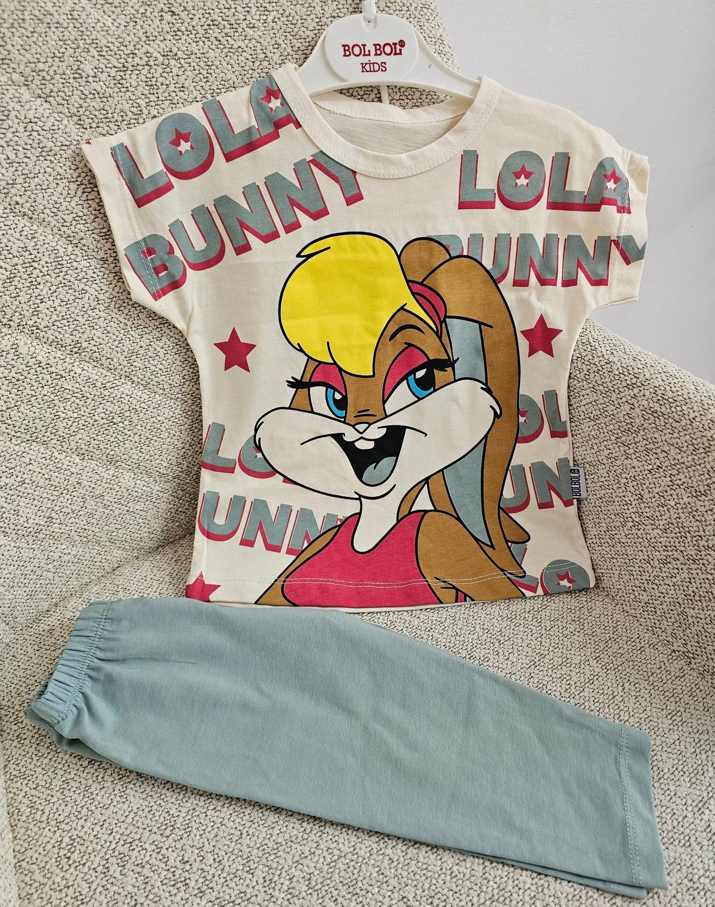 Детски летен комплект за момиче "Lola Bunny"