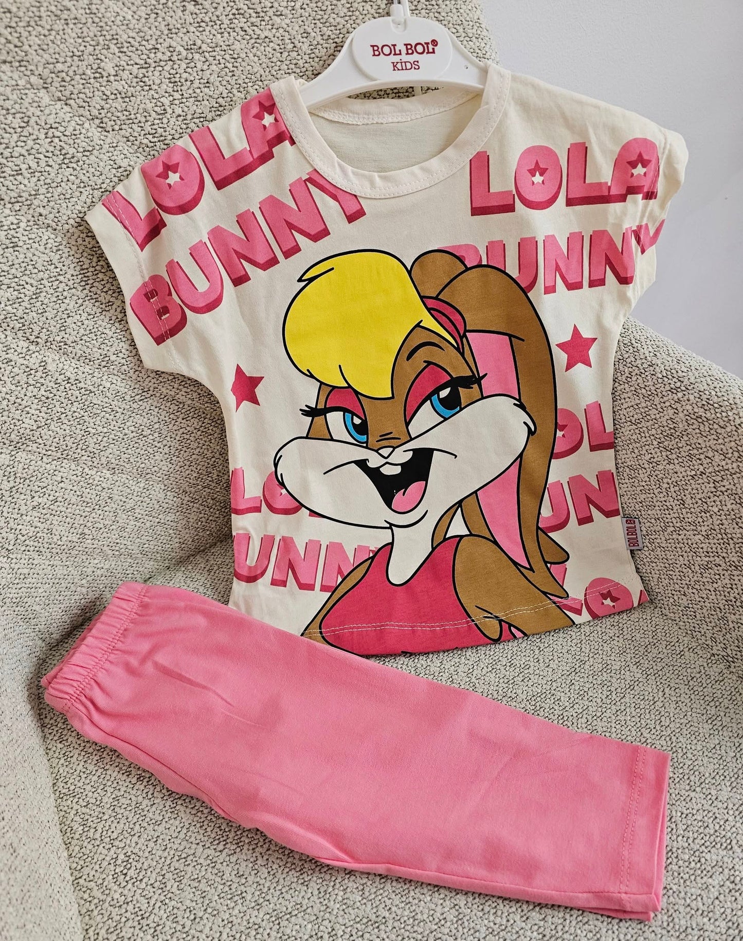 Детски летен комплект за момиче "Lola Bunny"